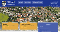 Desktop Screenshot of mestochrast.cz