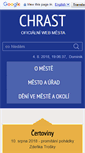Mobile Screenshot of mestochrast.cz