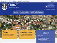 Tablet Screenshot of mestochrast.cz